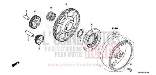 EMBRAYAGE DE DEMARRAGE NC700XAD de 2013